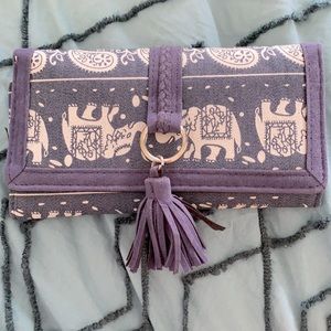 Claire’s Elephant and Paisley Wallet